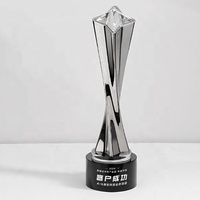 Regalos de recuerdo, trofeo de estrella de cristal, trofeo personalizado de oro, plata, cobre, cristal, diamante, trofeo grabado, premios del equipo