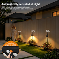 Lampe murale solaire magnétique IP54 étanche avec détecteur de mouvement pour extérieur, idéale pour porche, clôture et jardin