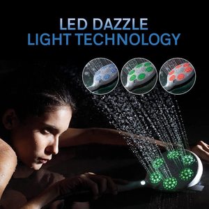 JOMOO pommeau de douche à affichage de température <span class=keywords><strong>LED</strong></span>/LCD pommeau de douche à main <span class=keywords><strong>LED</strong></span> à fonction unique Kits de douche à main en Silicone avec siège fixe - Product Image 3