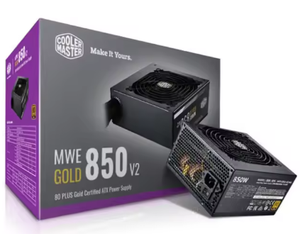 Fuente de alimentación para PC de escritorio Cooler Master MWE Gold 750W 850W ATX para juegos, potencia nominal de 700 a 800W, interfaz tipo 20+4 pines, PSU para computadora. - Product Image 2