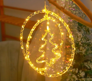 TSINYE <span class=keywords><strong>Campana</strong></span> de Luz de Hadas para Exteriores, Árbol de Navidad, Jardín, Fiesta, Habitación, Estrella Centelleante, Ventana de Pared, Cadena Giratoria, Decoración, Luz Led - Product Image 1