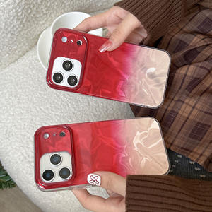 Coque pour iPhone 17 Pro Max, design professionnel, dégradé rouge, effet vague d'eau, protection intégrale IMD, protection antichoc 360° - Product Image 3