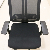 Chaise de bureau pivotante à dossier haut en maille intégrale, confortable, en tissu, fabriquée à Foshan, Guangdong, Chine, en vente