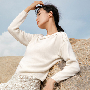 <span class=keywords><strong>Pull</strong></span>-over Long à Logo personnalisé Oem pour femme, vente entière à la mode - Product Image 1
