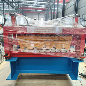 상품의 새로운 도착 더블 레이어 지붕 패널 롤 성형 기계 더블 레이어 Ibr 루핑 시트 기계 - Product Image 6