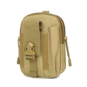 Sac banane de sport tactique camouflage avec fermeture éclair pour hommes, sac de poitrine pour activités de plein air, sac de course pour hommes, promotionnel en tissu Oxford, compatible avec appareils de 6,7 pouces - Product Image 4