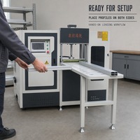 Machine de fraisage de face CNC 3+1 axes pour profilés en aluminium dans les usines de fabrication de fenêtres et de portes