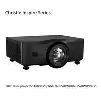Projecteur DLP 4K Christie Inspire Series de haute qualité avec objectif fisheye, lentille en verre 3D intégrée, écran sphérique pour musée d'astronomie
