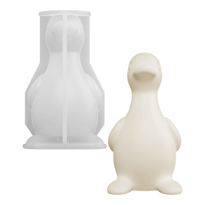 Moule en silicone pour décoration d'intérieur en plâtre, petit canard mignon à faire soi-même - Product Image 5