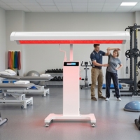 Panneau de thérapie LED infrarouge professionnel à haute irradiation 300 mW/cm² pour SPA, avec réglage de la hauteur, pour utilisation en SPA, thérapie par la lumière rouge pour tout le corps