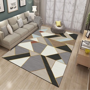 Tappeto Moderno Minimalista con Motivo Geometrico per Studio e Camera da Letto, Tappeto Spesso per Soggiorno, Tappeto Semplice di Lusso Leggero - Product Image 3