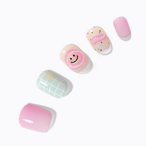 Dessing Diva Smile Short Square Mobile Producto de uñas artificiales - Product Image 1