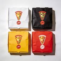 Boîte à pizza écologique recyclable avec logo personnalisé, fabricant de contenants à pizza en carton ondulé, livraison rapide pour les pizzerias