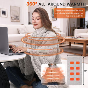 Kışlık Taşınabilir 5v Usb Pil Çalıştırmalı Grafen Isıtmalı Elektrikli Kaz Tüyü Battaniye 3 Isı Ayarlı - Product Image 4