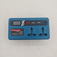 Onduleur intelligent à batterie lithium 18-21V, alimentation de charge AC220V/Type-C et double interface USB 5V pour moteur