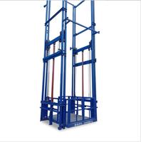 Wandmontierte Führungsschienen-Hebebühne / Anpassbare Hydraulische Lastenaufzüge für Gewerbe- und Wohngebäude
