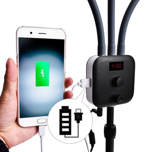 Profesional 360 °   Luz LED de belleza de doble brazo, luz LED para pestañas, luz de relleno con trípode para maquillaje, luz flexible para fotografía y video - Product Image 5