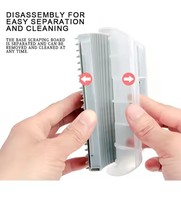Brosse de toilettage murale pour chat, peigne auto-nettoyant pour chat, pour la perte de poils et le massage