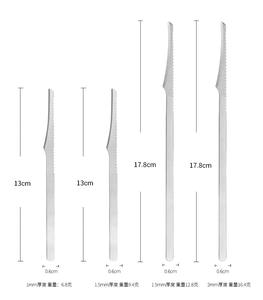 Toe raschietto piedi piedi Pedicure coltello pelle morta in acciaio inox raschietto lima per Manicure strumenti per Pedicure - Product Image 6