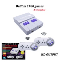 Console de jeu rétro classique 32 bits 1788 en 1 FC MD Arcade 4K HD TV avec manettes sans fil Prise EU