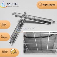 Profilés de plafond modernes en acier galvanisé, type T, haute résistance, ignifuges, antirouille, certifiés ISO9001