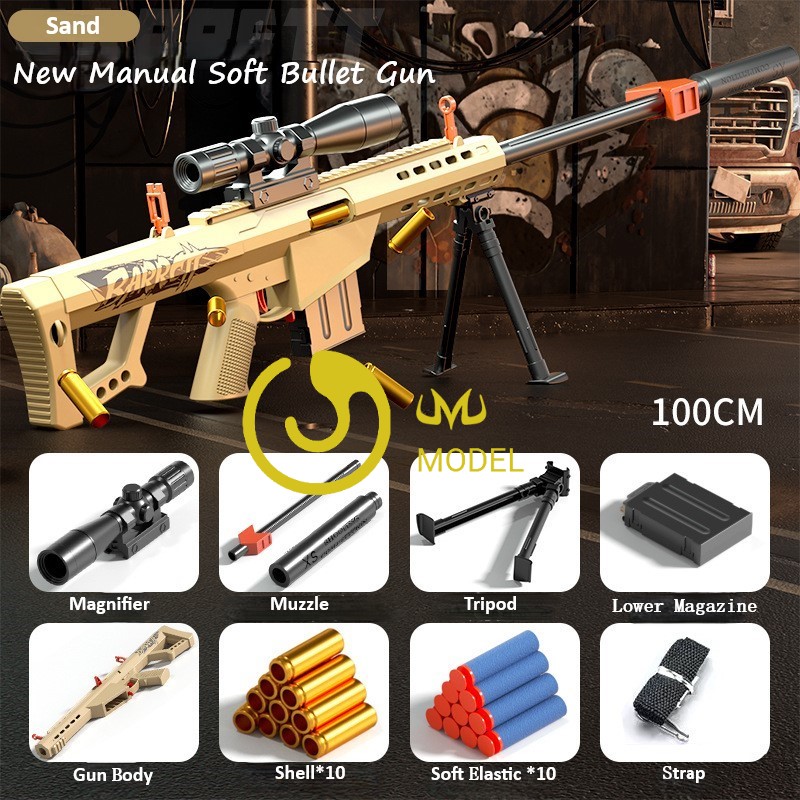 Barrett Shell Sable Couleur + Silencieux 100cm