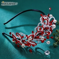 YouLaPan – bandeaux de mariage à la mode, tissage de perles fait à la main, accessoires de cheveux élégants pour femmes, pour banquets et soirées dansantes, YXA188