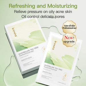 Vente en gros Icesea – Hydratant visage en feuille aux herbes naturelles d'arbre à thé australien, réduction des boutons, nettoyage des pores, service de marque privée - Product Image 3