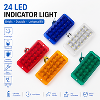 Nouvelle lampe de dégagement pour camion ENSAITE 24V 18 LED, feu de position latéral pour remorque, feu de signalisation d'avertissement