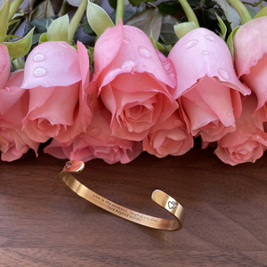 6mm or 316L acier manchette Bracelet inspirant amitié cadeau bijoux vivre dans l'instant rire chaque jour amour <span class=keywords><strong>au</strong></span>-delà <span class=keywords><strong>des</strong></span> <span class=keywords><strong>mots</strong></span> - Product Image 5