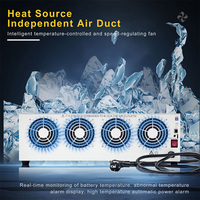 Probador de Baterías Heltec Energy de 8 Canales, 1-20V 10A, Carga y Descarga para Baterías 18650 Li-ion NiMH