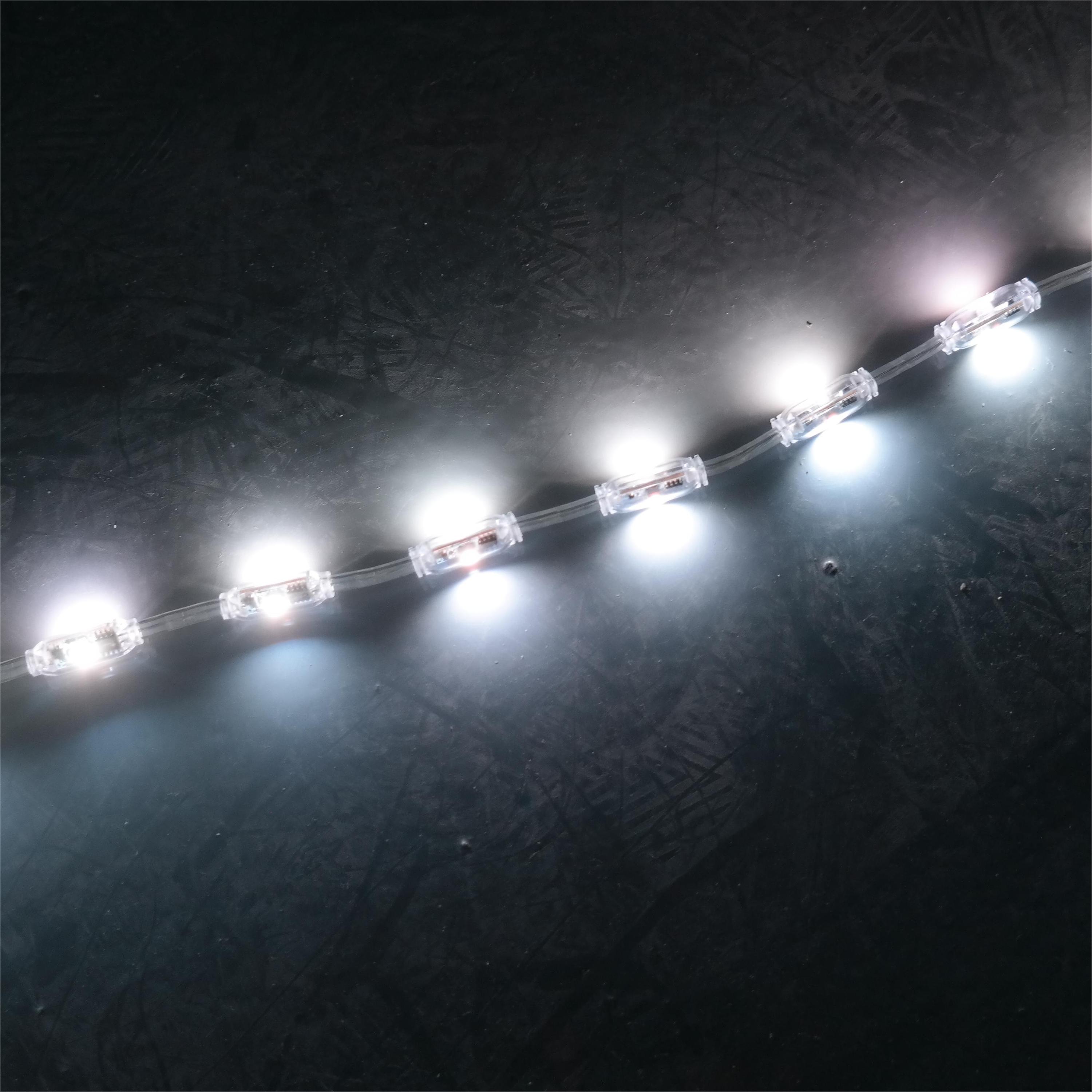 High Quality 3D LED Pixel String Light IP67 Rated Outdoor DC12V RGB Fairy Lights with Remote Control