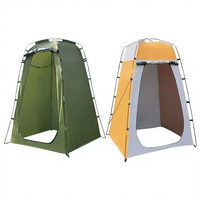 Tente de toilette d'extérieur Kenpuaz pour l'été, tente de douche portable pop-up pour se baigner et se changer, camouflage, camping, imperméable