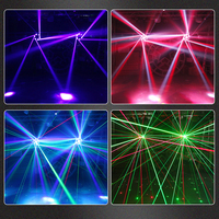 Projecteur LED mobile 150W à faisceau, 6 bras, effet araignée, lumière laser disco pour scène