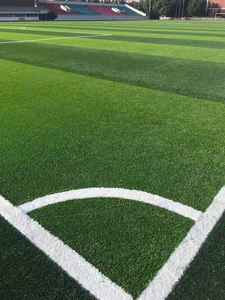 <span class=keywords><strong>W</strong></span> Vorm Voetbal Gras 50Mm Stapel Hoogte Uv Resistent Kunstgras Pe Voor Sport Voetbalveld Grasmat - Product Image 5