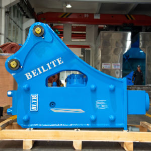 ベイライト三角チップBLT-75油圧ポンプツール、日立ZX75、EC75、6-8.5トン掘削機用、現場整地用 - Product Image 1