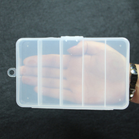 Mini boîte de leurre de pêche en plastique étanche 53g/49g/39g
