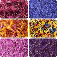 Pétales de bleuet séchés bleus, rouges, roses, violets en vrac pour pot-pourri, bougies DIY, fournitures d'artisanat en résine