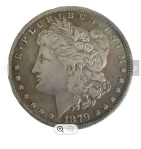 Vente en gros 1878-1921 Vintage Mint American Morgan Dollar Reproduction plaquée argent pièces commémoratives décoratives