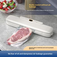 Mini machine à sceller sous vide automatique portable en plastique écologique d'une capacité de 500ml Protection contre la surchauffe pour le ménage