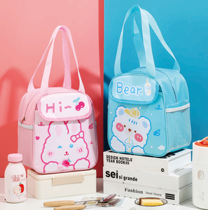 กล่องใส่อาหารฉนวนกันความร้อนลายการ์ตูนรูปสัตว์อาหารอลูมิเนียมฟอยล์กระเป๋าใส่ข้าวแบบลูกบอลสำหรับนักเรียนกระเป๋าใส่อาหารกลางวันน่ารัก - Product Image 1