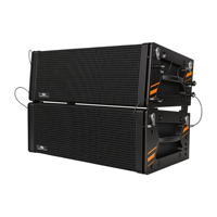 Système de sonorisation Line Array professionnel Mini LA04P 240W de puissance de crête, grille en acier, haut-parleur PA pour spectacle en direct en intérieur