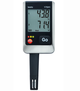 เครื่องวัดอุณหภูมิและความชื้น Testo 175H1 แบบ OEM ปรับแต่งได้ ใช้พลังงานจากแบตเตอรี่ รับประกัน 1 ปี -20C ถึง +55C ความแม่นยำ 0.4C - Product Image 1