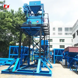 Easy Operation all-in-one machine No foundation needed HZS50 Concrete Mixing Plant Mini Wet Mix Mobile Concrete Batcher Plant