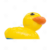 Étang de canard jaune gonflable écologique de haute qualité jeux d'eau flottants jeux de canard gonflables pour les petits enfants