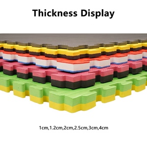 แผ่นรองฝึกซ้อมเทควันโด Hydefoam ขนาด 1 ม. x 1 ม. แบบเชื่อมต่อกั<span class=keywords><strong>น</strong></span> ไม่ทิ้งรอย สำหรับห้องศิลปะการต่อสู้ พร้อมโลโก้สั่งทำ - Product Image 5