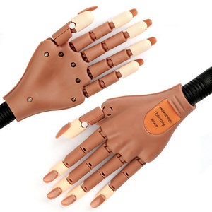 Main de nail art de formation réglable avec pointes d'ongle faux outils de manucure main de pratique <span class=keywords><strong>pour</strong></span> outils de modèle d'ongles en acrylique - Product Image 2