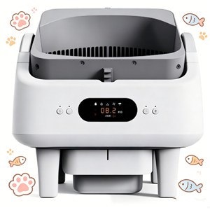 Wholesale Automatic <b>Cat</b> Litter <b>Box</b> Litière Automatique WiFi Remote Control Odor Removal System - Product Image 1