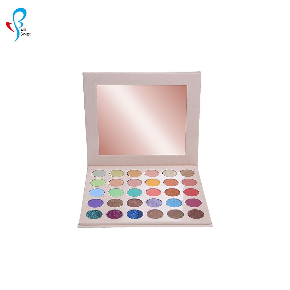 Оригинальный производитель ODM, оптовая продажа, палитра искусственных ярлыков высокого качества для макияжа, водостойкие блестящие жидкие тени для век