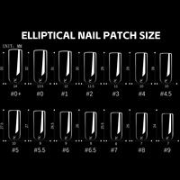 Faux Ongles UV GEL Acryliques Haute Qualité Couverture Complète Poly Gel Tips Modèles